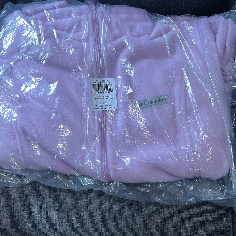 Columbia Light Pink Fleece Jacket